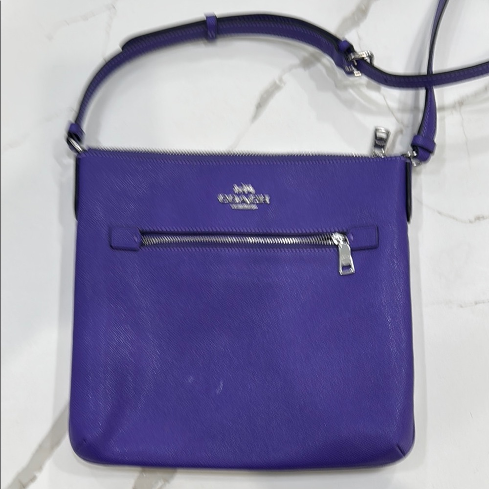 Coach Vibrant Purple Crossbody Bag